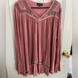Flowy Mauve Shirt